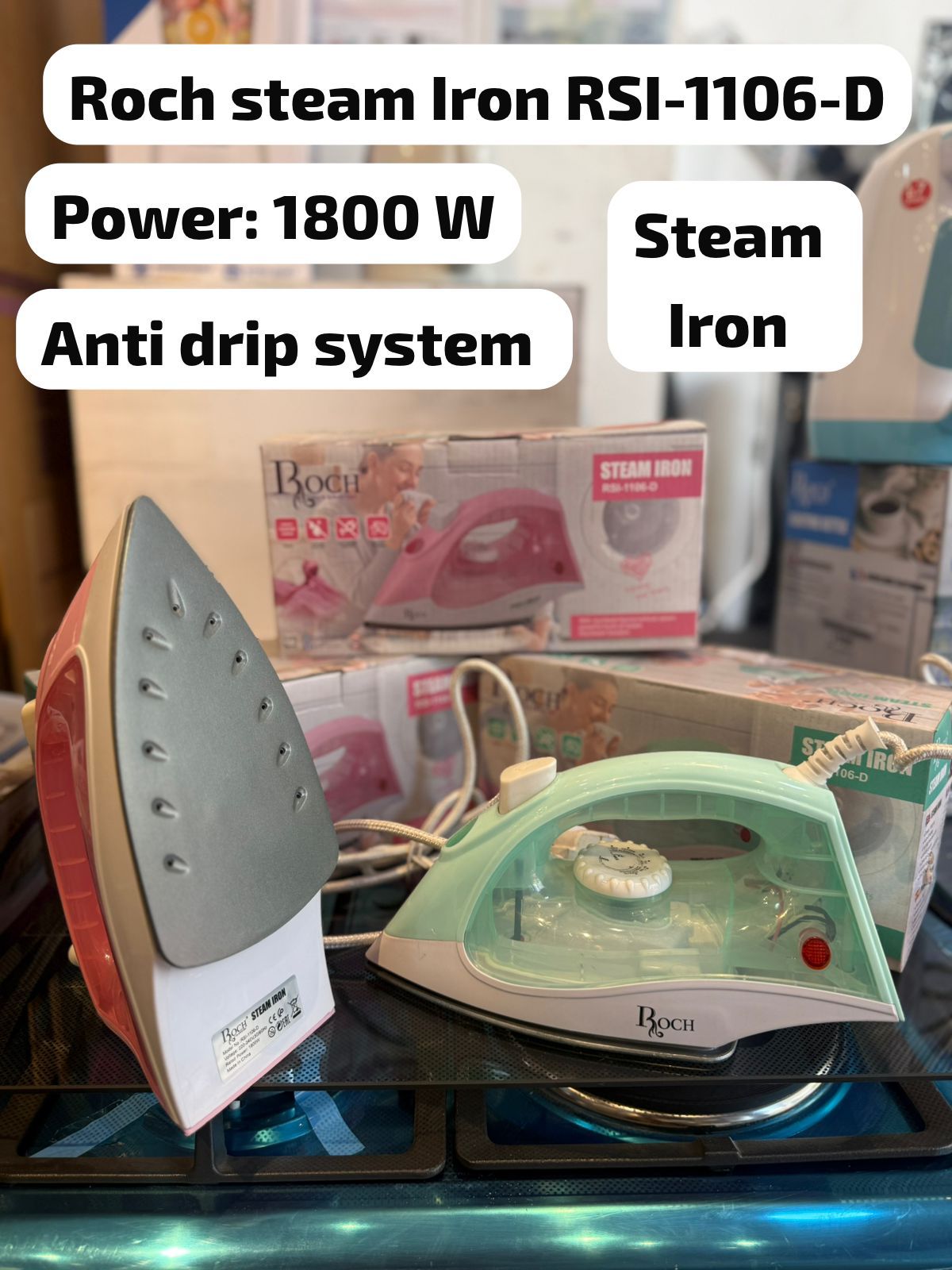 ROCH STEAM IRON RSI-1106-D
